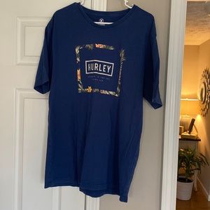Hurley Men’s T-Shirt Size Large Navy Blue Great Condition